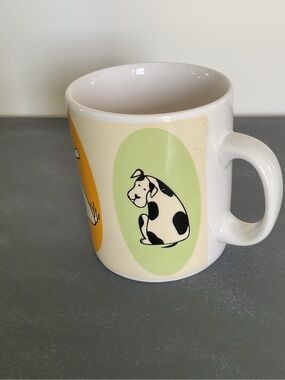 Tag Ltd White Ceramic Mug with Dog Decor Graphics